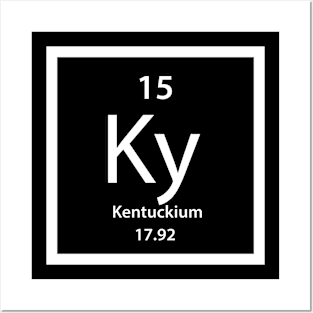 Kentucky Periodic Table Element Posters and Art